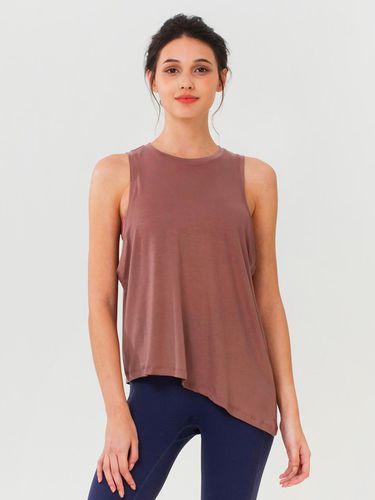 Flow Cover Tank Top_ Brown - REINAMORA - Modalova