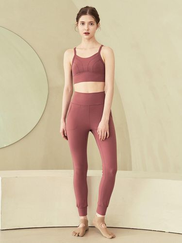 Sweet span jogger leggings _Mauvewood - REINAMORA - Modalova