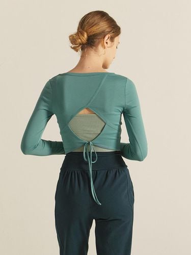 Cutout Back String Cover-up_Green - REINAMORA - Modalova