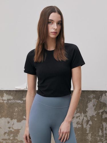 High tension cropped short sleeve T-shirt_ - REINAMORA - Modalova