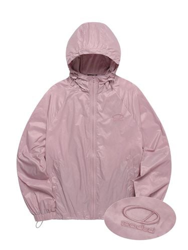 Glossy Raglan Windbreaker - PINK - ODD STUDIO - Modalova