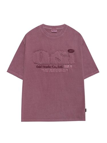 ODSD Pigment Damage T-shirt - DUSTY PINK - ODD STUDIO - Modalova