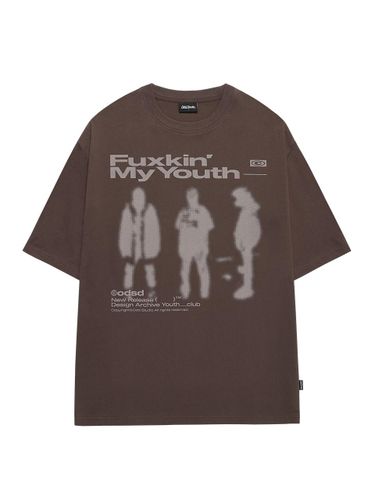 My Youth Graphic Oversized Fit T-shirt - BROWN - ODD STUDIO - Modalova