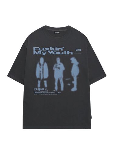 My Youth Graphic Oversized Fit T-shirt - CHARCOAL - ODD STUDIO - Modalova