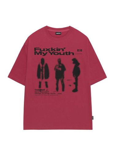 My Youth Graphic Oversized Fit T-shirt - MAGENTA - ODD STUDIO - Modalova