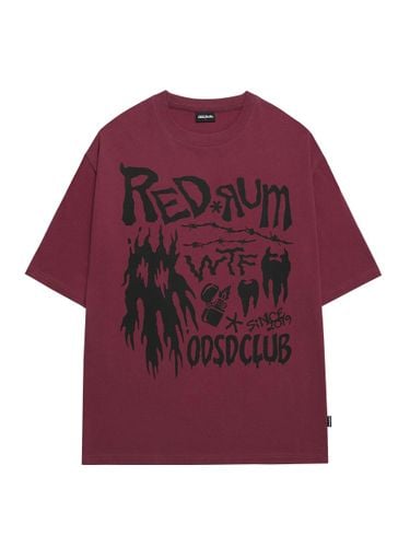 Redrum Graphic Oversized Fit T-Shirt - ODD STUDIO - Modalova