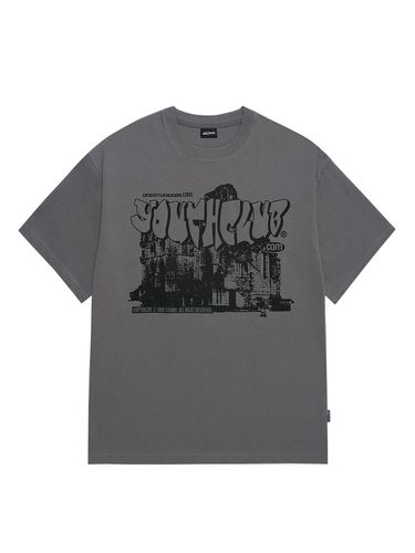 Youth Club Graphic Oversized Fit T-Shirt - LIGHT C - ODD STUDIO - Modalova