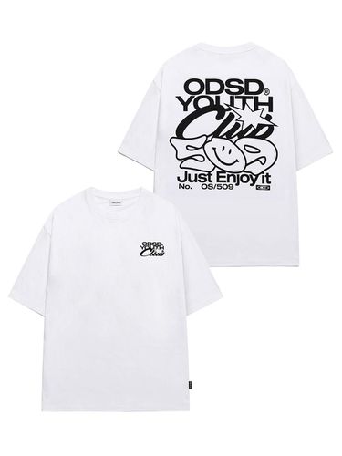 Youth Club 509 Oversized Fit T-Shirt - WHITE - ODD STUDIO - Modalova