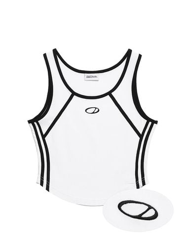 Sporty Track Sleeveless - WHITE - ODD STUDIO - Modalova