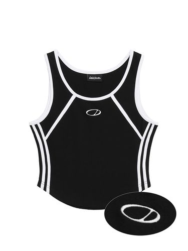 Sporty Track Sleeveless - BLACK - ODD STUDIO - Modalova