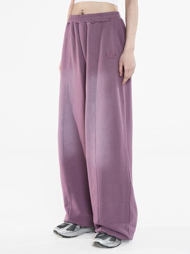 Brush washed wide sweat pants - LILAC - ODD STUDIO - Modalova