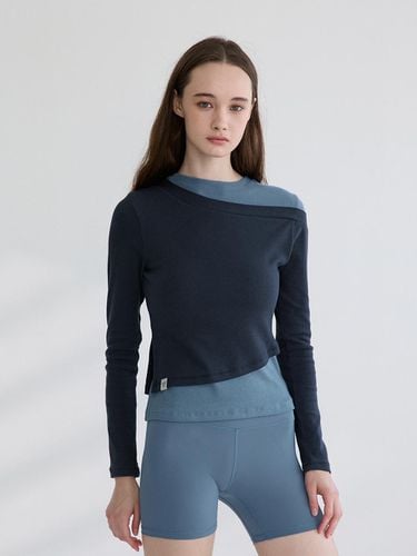 Unbalanced Layered Soft Sleeves &Faded - REINAMORA - Modalova