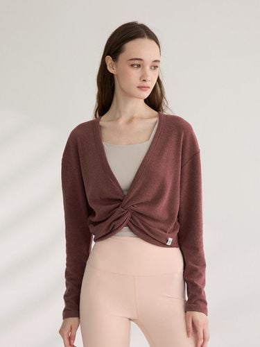 Warm Twisted Knitwear Cover-up_Brown - REINAMORA - Modalova