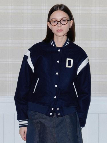 TRIPLETS VARSITY JACKET navy - DAISY SYNDROME - Modalova