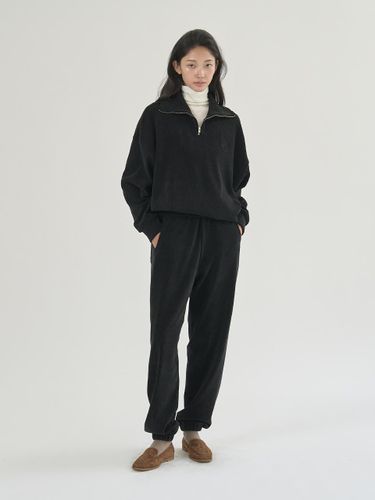 Fair banding jogger pants black - MOMET - Modalova