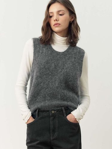 Sne U-neck Vest ( / Melange Gray) - AND YOU - Modalova