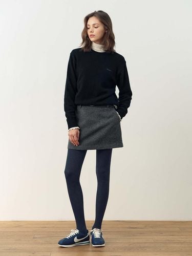 Amanda Wool Mini Skirt ( / Gray) - AND YOU - Modalova