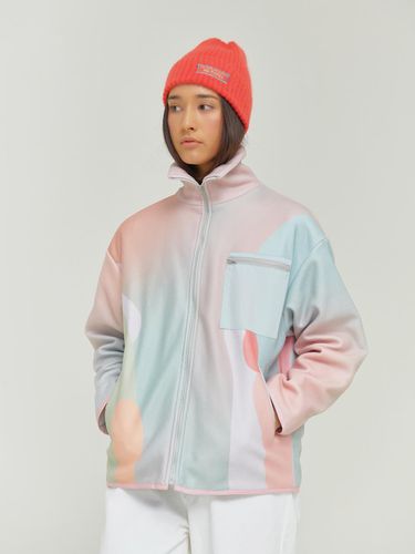 Color mix fleece jacket - NU PARCC - Modalova