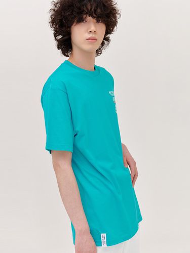 Color House Logo T-Shirt - GREEN - NU PARCC - Modalova