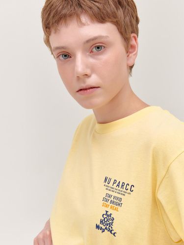 Color House Logo T-shirt - Yellow - NU PARCC - Modalova