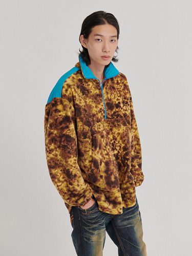 Print Fleece Anorak - Men / Brown - NU PARCC - Modalova