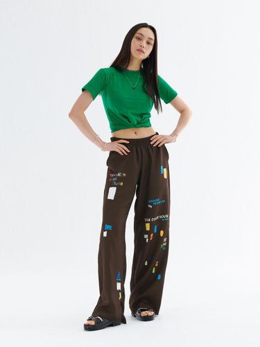 Doodle Print Banded Pants - Women / - NU PARCC - Modalova