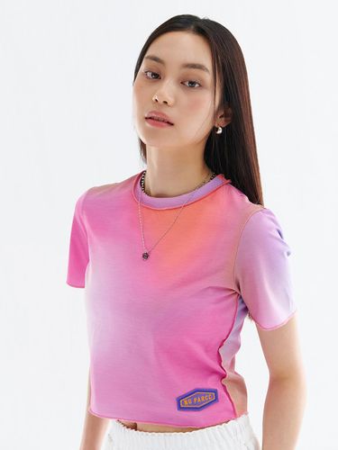 Gradation cropped T-shirt - NU PARCC - Modalova