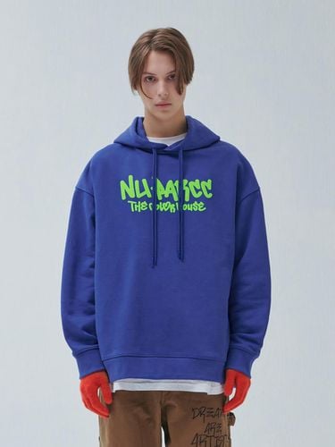 High Quality Cotton Logo Hoodie - Men/Blue - NU PARCC - Modalova