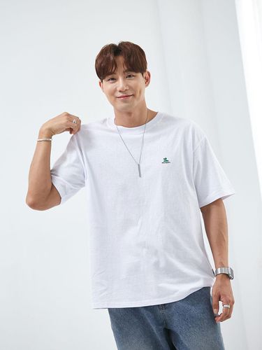 LOGO SHORT SLEEVE T-SHIRT (WHITE) - MUTZ - Modalova