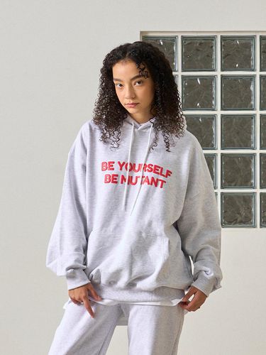 BE MUTANT HOODIE (LIGH GREY) - MUTZ - Modalova