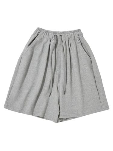 PIN KNIT WIDE 1/2 PANTS (Gray) - A NOTHING - Modalova