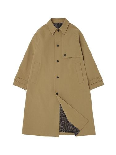 EARTH COTTON BALMACAAN COAT (Beige) - A NOTHING - Modalova