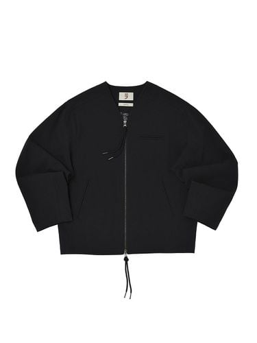 EARTH COTTON Y ZIP UP JACKET (Black) - A NOTHING - Modalova