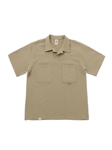 N BT POCKET 1/2 COLLAR TEE (Beige) - A NOTHING - Modalova