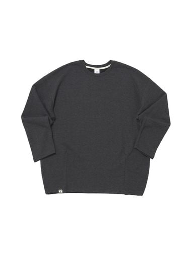 HEAVY TERRY BALLOON SWEAT BOX TEE (Charcoal) - A NOTHING - Modalova