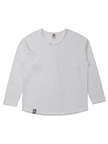 ESSENTIAL PLEAT U NECK TEE (Off - White) - A NOTHING - Modalova