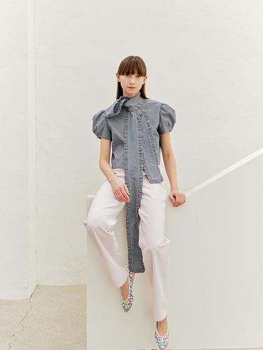 Frill tie blouse (Ginghamcheck) - octobersecond - Modalova