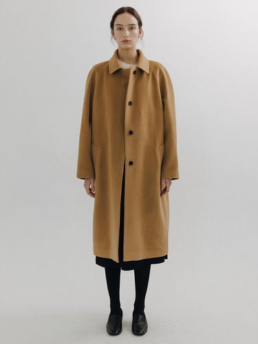 Wool Iong coat (Camel) - peces - Modalova