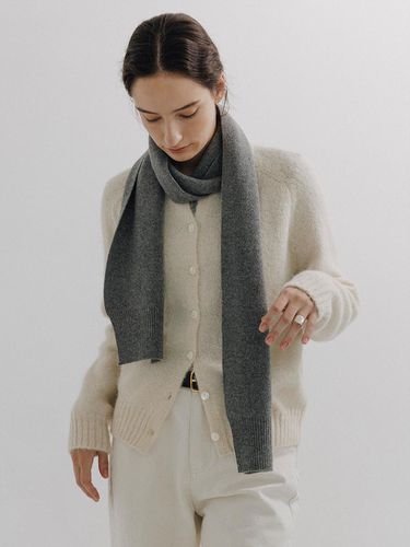 Cashmere Blended Long Scarf (Gray) - peces - Modalova