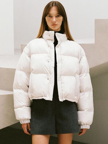 Detachab vegan puffer jacket (ivory) - LE - Modalova