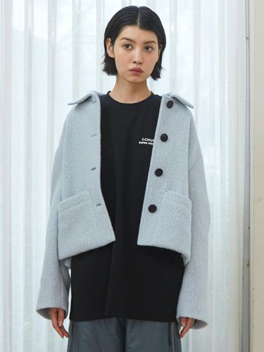 Cloud Brushed Jacket_Sky - J.Chung - Modalova