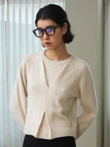 Pin up Basic Knit_Ivory - J.Chung - Modalova