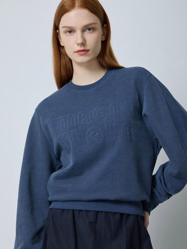 Lettering embroidered sweat shirt DB_C243PSM021 - CC collect - Modalova