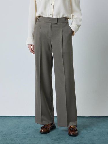 Wool blend one-tuck wide pants KA_C244MSA033 - CC collect - Modalova