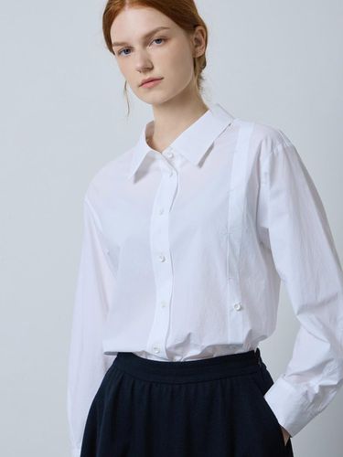 Side Unbalanced Button Accentuated Shirt WH_C244MS - CC collect - Modalova