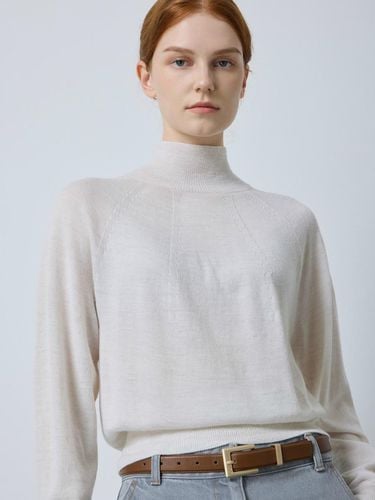 High-neck wool knitwear pullover IV_C244KSK051 - CC collect - Modalova