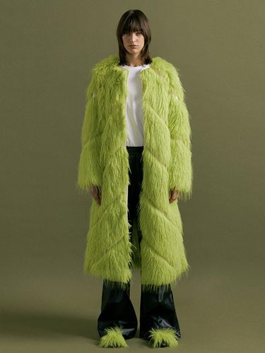 ECLAT maxi fur coat [kiwi] - molliolli - Modalova