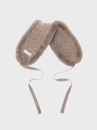 Fur earmuffs [taupe] - molliolli - Modalova