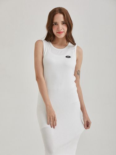 Paul & Anna Rayon V-neck Sleeveless dress_White - PAUL&ANNA - Modalova