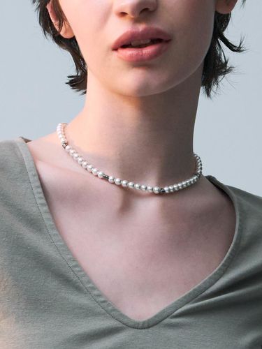 Heart Mix pearl necklace - ellonarc - Modalova